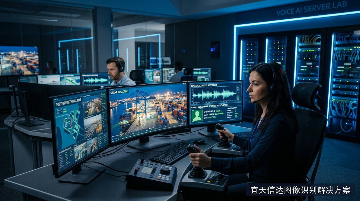特种金属高反光集装箱字符识别与多边形薄板样条重对齐算法工业现场架构图