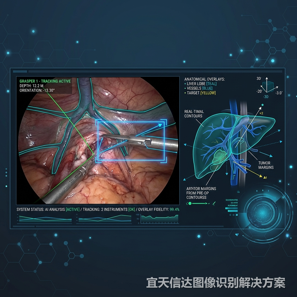实时手术导航动态解剖边界追踪