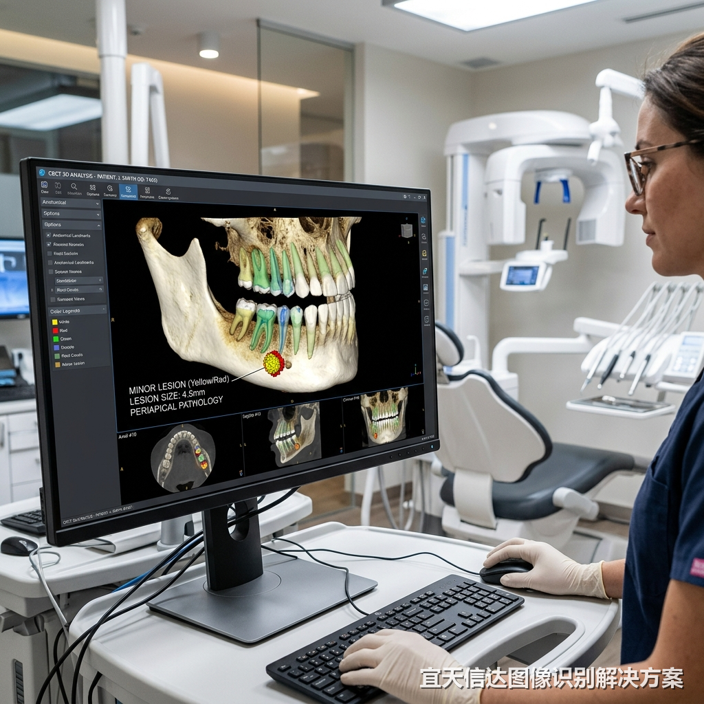 数字化根管治疗 3D CBCT 影像细微病灶多尺度体素分割与 GPU 算子汇编级加速